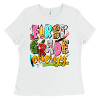 White first grade energy Ladies Tee - texasbilliewilder