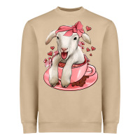 Mushroom valentines day lamb Heavyweight Sweatshirt - Jasminsmagicworld