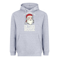 Heather Grey There's Some Ho Ho Ho's in this House Santa Claus Heavyweight Hoodie - Bettercallsaul