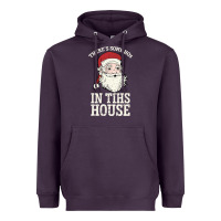 Plum There's Some Ho Ho Ho's in this House Santa Claus Heavyweight Hoodie - Bettercallsaul