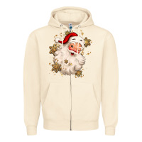 Sandshell Christmas santa claus Zipper Hoodie - MaliasSmallBusiness
