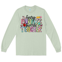 Matcha every bunnys favorite teacher Long Sleeve Tee - MaliasSmallBusiness