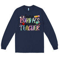 Navy every bunnys favorite teacher Long Sleeve Tee - MaliasSmallBusiness