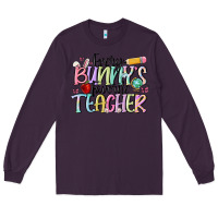 Plum every bunnys favorite teacher Long Sleeve Tee - MaliasSmallBusiness