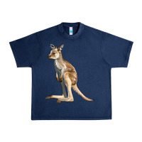Navy baby kangaroo Urban Heavy Tee - LillyAllenDesigns