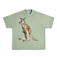 Oil Green baby kangaroo Urban Heavy Tee - LillyAllenDesigns