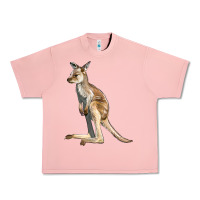 Salmon baby kangaroo Urban Heavy Tee - LillyAllenDesigns