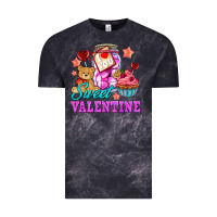 Cloud Black sweet valentine Vintage Tee - AdoDesignShop