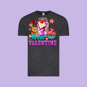 Sweet Valentine Vintage Tee Designed By Adodesignshop