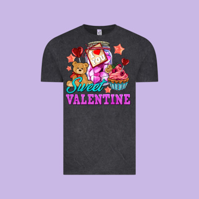 Sweet Valentine Vintage Tee Designed By Adodesignshop