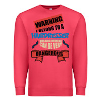 Cardinal I belong to a HAIRDRESSER warning job funny partner Premium Sweatshirt - Bettercallsaul