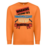 Carrot I belong to a HAIRDRESSER warning job funny partner Premium Sweatshirt - Bettercallsaul