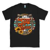 Black stay wild horseshoe Classic Tee - Jasminsmagicworld