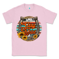 Bubblegum Pink stay wild horseshoe Classic Tee - Jasminsmagicworld