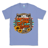 Colony Blue stay wild horseshoe Classic Tee - Jasminsmagicworld