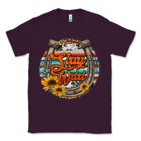 Plum stay wild horseshoe Classic Tee - Jasminsmagicworld