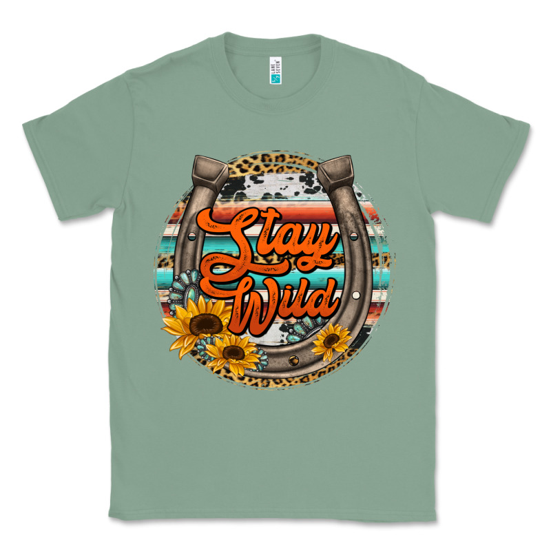 Stay Wild Horseshoe Classic Tee by Jasminsmagicworld | Teevron