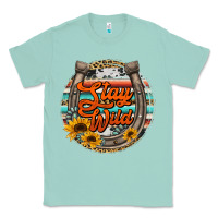 Seafoam stay wild horseshoe Classic Tee - Jasminsmagicworld