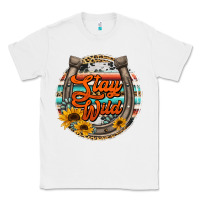 White stay wild horseshoe Classic Tee - Jasminsmagicworld