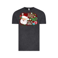 Vintage Black ho ho ho santa Vintage Tee - AdoDesignShop