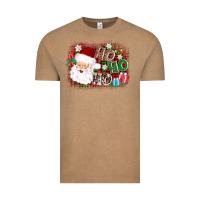 Vintage Coffee ho ho ho santa Vintage Tee - AdoDesignShop