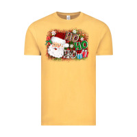 Vintage Mustard ho ho ho santa Vintage Tee - AdoDesignShop
