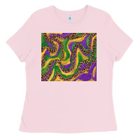 Bubblegum Pink mardi gras tumbler Ladies Tee - RanaPortraitStore
