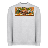 Heather Grey it's fall y'all cow Heavyweight Sweatshirt - Jasminsmagicworld