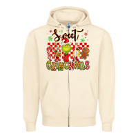 Sandshell grinchmas Zipper Hoodie - MaliasSmallBusiness