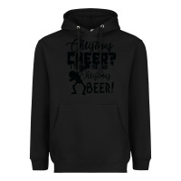 Black Christmas Cheer I Thought You Said Christmas Beer Heavyweight Hoodie - Bettercallsaul