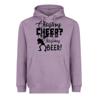 Lavender Christmas Cheer I Thought You Said Christmas Beer Heavyweight Hoodie - Bettercallsaul