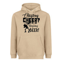 Mushroom Christmas Cheer I Thought You Said Christmas Beer Heavyweight Hoodie - Bettercallsaul