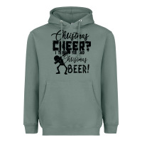 Sage Christmas Cheer I Thought You Said Christmas Beer Heavyweight Hoodie - Bettercallsaul