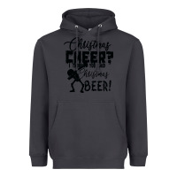 Smoke Christmas Cheer I Thought You Said Christmas Beer Heavyweight Hoodie - Bettercallsaul