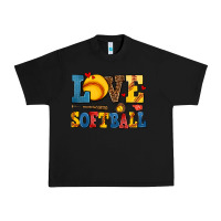 Black love softball Urban Heavy Tee - AdoDesignShop