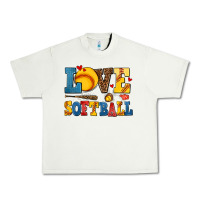 Pistachio love softball Urban Heavy Tee - AdoDesignShop