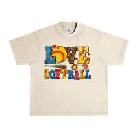 Love Softball Urban Heavy Tee | Teevron