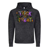 Vintage Black trick or treat Vintage Hoodie - BundleAndBundleShop