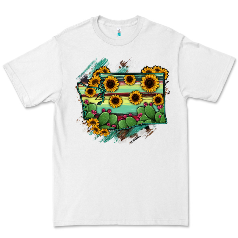 Washington State Map Premium Tee by RanaPortraitStore | Teevron