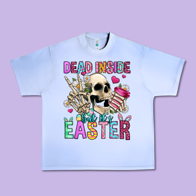 Dead Inside But It's Easter Urban Heavy Tee Designed By Jasminsmagicworld