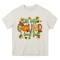 Cream oh my gourd i love fall Heavy Core Tee - Zillion Design Studio