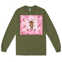 Army Green one boujee heifer Long Sleeve Tee - MaliasSmallBusiness