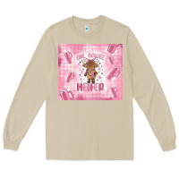 Mushroom one boujee heifer Long Sleeve Tee - MaliasSmallBusiness