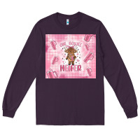 Plum one boujee heifer Long Sleeve Tee - MaliasSmallBusiness