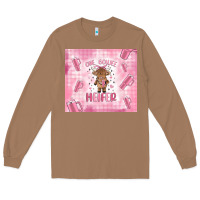 Toasted Coconut one boujee heifer Long Sleeve Tee - MaliasSmallBusiness