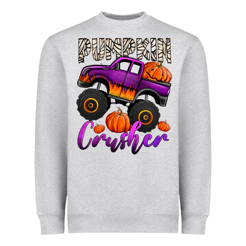 Pumpkin Crusher Monster Truck Heavyweight Sweatshirt by Jasminsmagicworld | Teevron