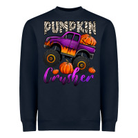 Navy pumpkin crusher monster truck Heavyweight Sweatshirt - Jasminsmagicworld
