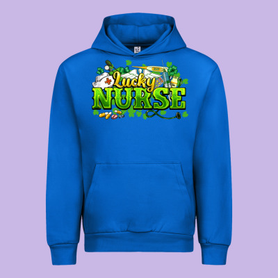 Lucky Nurse St. Patrick's Day Urban Hoodie Designed By Howdyjamesfarm