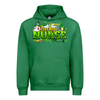 Emerald Lucky Nurse St. Patrick's Day Urban Hoodie - HowdyJamesFarm