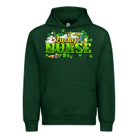 Forest Green Lucky Nurse St. Patrick's Day Urban Hoodie - HowdyJamesFarm